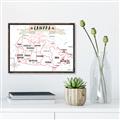 Picture of Canada Map  _GroupedProduct_Rectangle_Landscape_Canvas_Framed_