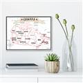 Picture of Canada Map  _GroupedProduct_Rectangle_Landscape_Canvas_Framed_