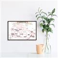 Picture of Canada Map  _GroupedProduct_Rectangle_Landscape_Canvas_Framed_