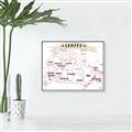 Picture of Canada Map  _GroupedProduct_Rectangle_Landscape_Canvas_Framed_