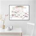 Picture of Canada Map  _GroupedProduct_Rectangle_Landscape_Canvas_Framed_