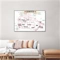 Picture of Canada Map  _GroupedProduct_Rectangle_Landscape_Canvas_Framed_