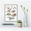 Picture of World of Dinos  _GroupedProduct_Rectangle_Portrait_Canvas_Framed_