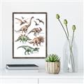 Picture of World of Dinos  _GroupedProduct_Rectangle_Portrait_Canvas_Framed_
