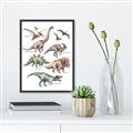 Picture of World of Dinos  _GroupedProduct_Rectangle_Portrait_Canvas_Framed_