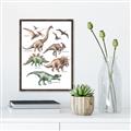 Picture of World of Dinos  _GroupedProduct_Rectangle_Portrait_Canvas_Framed_