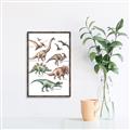 Picture of World of Dinos  _GroupedProduct_Rectangle_Portrait_Canvas_Framed_