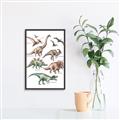 Picture of World of Dinos  _GroupedProduct_Rectangle_Portrait_Canvas_Framed_