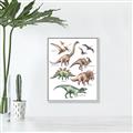 Picture of World of Dinos  _GroupedProduct_Rectangle_Portrait_Canvas_Framed_