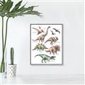 Picture of World of Dinos  _GroupedProduct_Rectangle_Portrait_Canvas_Framed_