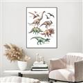 Picture of World of Dinos  _GroupedProduct_Rectangle_Portrait_Canvas_Framed_