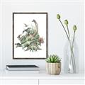 Picture of Wild Dinosaurs _GroupedProduct_Rectangle_Portrait_Canvas_Framed_