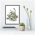 Picture of Wild Dinosaurs _GroupedProduct_Rectangle_Portrait_Canvas_Framed_