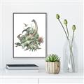 Picture of Wild Dinosaurs _GroupedProduct_Rectangle_Portrait_Canvas_Framed_