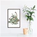 Picture of Wild Dinosaurs _GroupedProduct_Rectangle_Portrait_Canvas_Framed_