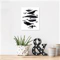 Picture of Ocean Life Black and White _GroupedProduct_Rectangle_Portrait_Unframed_Print_Only_