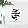 Picture of Ocean Life Black and White _GroupedProduct_Rectangle_Portrait_Unframed_Print_Only_