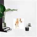 Picture of Bending over Giraffe _GroupedProduct_Square_Unframed_Print_Only_