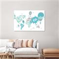 Picture of Hot Air Balloon Map  _GroupedProduct_Rectangle_Landscape_Unframed_Print_Only_