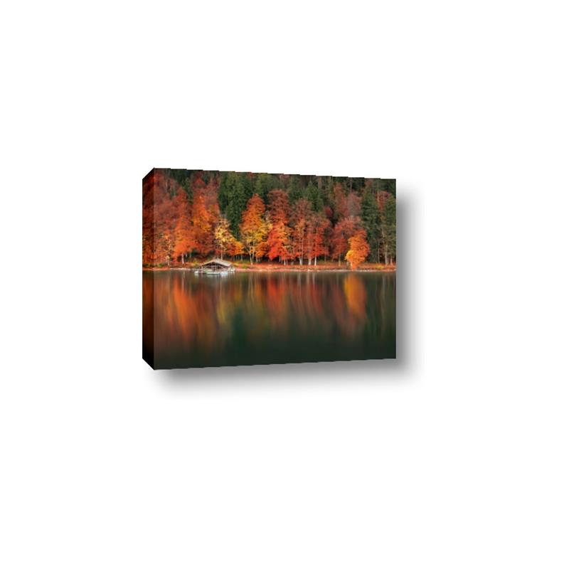 Picture of Autumn by the Lake _GroupedProduct_Rectangle_Landscape_Photography _GroupedProduct_Rectangle_Landscape_Canvas_