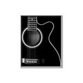 Picture of Acoustic Guitar II _GroupedProduct_Rectangle_Portrait_Photography _GroupedProduct_Rectangle_Portrait_Canvas_Framed_
