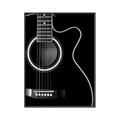 Picture of Acoustic Guitar II _GroupedProduct_Rectangle_Portrait_Photography _GroupedProduct_Rectangle_Portrait_Canvas_Framed_