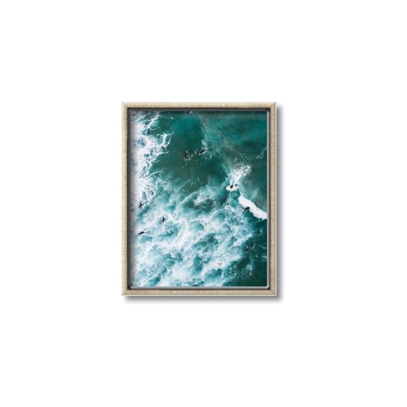 Picture of Aerial Surfers _GroupedProduct_Rectangle_Portrait_Canvas_Framed_