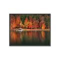 Picture of Autumn by the Lake _GroupedProduct_Rectangle_Landscape_Photography _GroupedProduct_Rectangle_Landscape_Canvas_Framed_