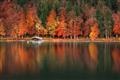 Picture of Autumn by the Lake _GroupedProduct_Rectangle_Landscape_Photography _GroupedProduct_Rectangle_Landscape_Unframed_Print_Only_