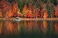 Picture of Autumn by the Lake _GroupedProduct_Rectangle_Landscape_Photography _GroupedProduct_Rectangle_Landscape_Unframed_Print_Only_