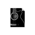 Picture of Acoustic Guitar II _GroupedProduct_Rectangle_Portrait_Photography _GroupedProduct_Rectangle_Portrait_Unframed_Print_Only_