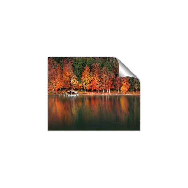 Picture of Autumn by the Lake _GroupedProduct_Rectangle_Landscape_Photography _GroupedProduct_Rectangle_Landscape_Unframed_Print_Only_