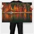 Picture of Autumn by the Lake _GroupedProduct_Rectangle_Landscape_Photography _GroupedProduct_Rectangle_Landscape_Canvas_