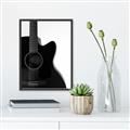 Picture of Acoustic Guitar I _GroupedProduct_Rectangle_Portrait_Photography _GroupedProduct_Rectangle_Portrait_Canvas_Framed_