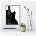 Picture of Acoustic Guitar I _GroupedProduct_Rectangle_Portrait_Photography _GroupedProduct_Rectangle_Portrait_Canvas_Framed_