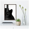 Picture of Acoustic Guitar I _GroupedProduct_Rectangle_Portrait_Photography _GroupedProduct_Rectangle_Portrait_Canvas_Framed_