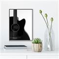 Picture of Acoustic Guitar I _GroupedProduct_Rectangle_Portrait_Photography _GroupedProduct_Rectangle_Portrait_Canvas_Framed_