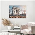 Picture of Arc de Triomphe _GroupedProduct_Rectangle_Landscape_Photography _GroupedProduct_Rectangle_Landscape_Canvas_Framed_