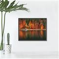 Picture of Autumn by the Lake _GroupedProduct_Rectangle_Landscape_Photography _GroupedProduct_Rectangle_Landscape_Canvas_Framed_