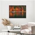 Picture of Autumn by the Lake _GroupedProduct_Rectangle_Landscape_Photography _GroupedProduct_Rectangle_Landscape_Canvas_Framed_