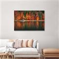 Picture of Autumn by the Lake _GroupedProduct_Rectangle_Landscape_Photography _GroupedProduct_Rectangle_Landscape_Canvas_Framed_