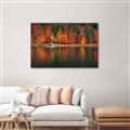 Picture of Autumn by the Lake _GroupedProduct_Rectangle_Landscape_Photography _GroupedProduct_Rectangle_Landscape_Canvas_Framed_
