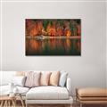Picture of Autumn by the Lake _GroupedProduct_Rectangle_Landscape_Photography _GroupedProduct_Rectangle_Landscape_Canvas_Framed_