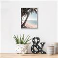 Picture of Beach Palms  _GroupedProduct_Rectangle_Portrait_Photography _GroupedProduct_Rectangle_Portrait_Canvas_Framed_