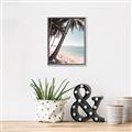 Picture of Beach Palms  _GroupedProduct_Rectangle_Portrait_Photography _GroupedProduct_Rectangle_Portrait_Canvas_Framed_