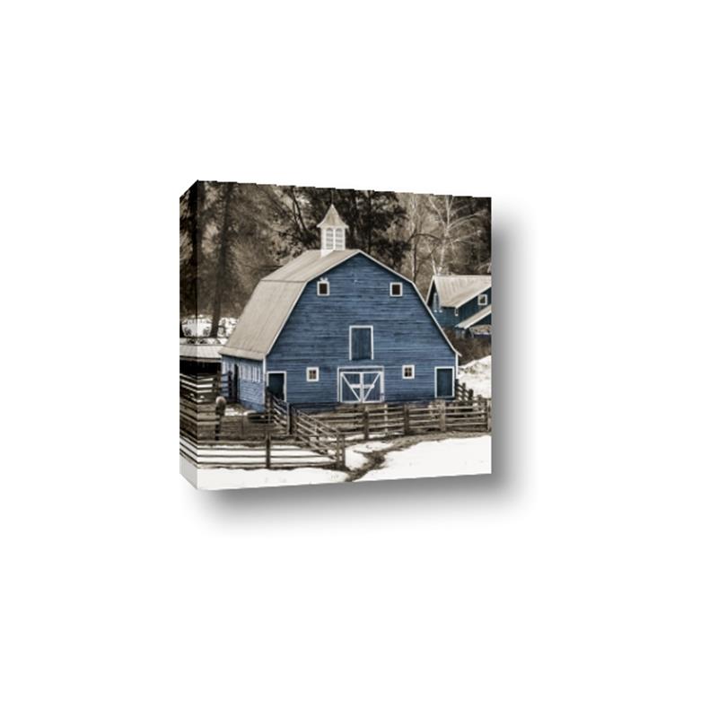 Picture of Blue Barn  _GroupedProduct_Square_Photography _GroupedProduct_Square_Canvas_