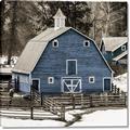 Picture of Blue Barn  _GroupedProduct_Square_Photography _GroupedProduct_Square_Canvas_