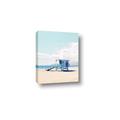 Picture of Blue Beach Day  _GroupedProduct_Rectangle_Portrait_Photography _GroupedProduct_Rectangle_Portrait_Canvas_