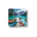 Picture of Boats on Lake _GroupedProduct_Square_Photography _GroupedProduct_Square_Canvas_
