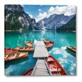 Picture of Boats on Lake _GroupedProduct_Square_Photography _GroupedProduct_Square_Canvas_